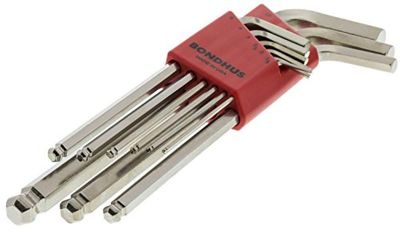 Bondhus 26999 Ball End Tip Hex Key L-Wrench Set w/BriteGuard, 22 Piece - Image 2